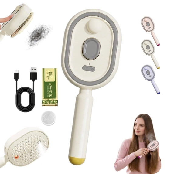 3-in-1 Electric Spray Scalp Massage Comb