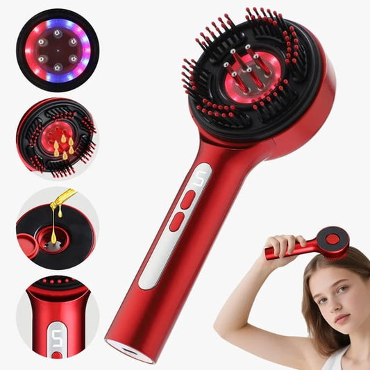 Electric Vibration Scalp Oil Applicator Comb