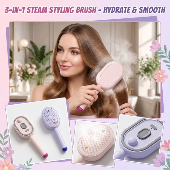 3-in-1 Electric Spray Scalp Massage Comb