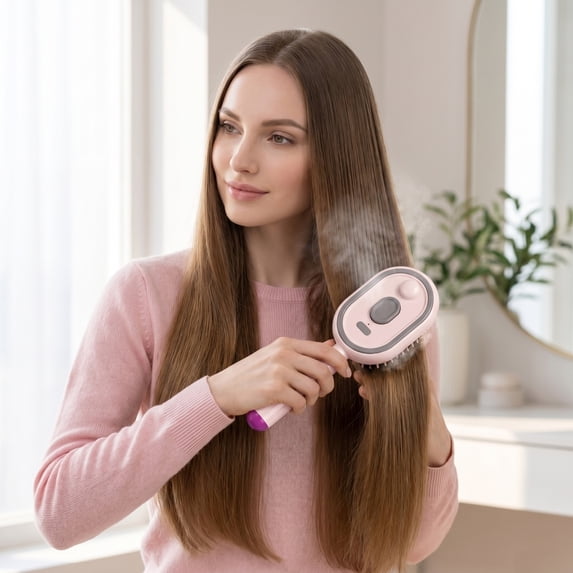 3-in-1 Electric Spray Scalp Massage Comb